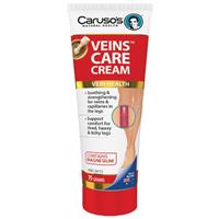 carusos natural health veins care cream 75g