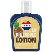 le tan spf 50+ pineapple sunscreen lotion 125ml
