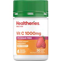 healtheries berry vit c 1000mg 30 chewable tablets
