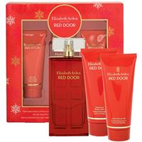 elizabeth arden red door eau de toilette 100ml 3 piece gift set