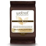 wotnot natural organic ultra hydrating facial wipes aging/dry skin 25