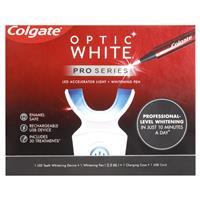 colgate optic white led accelerator light whitening kit + pen