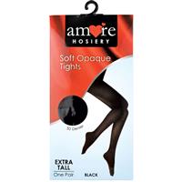 amore hosiery tights black 50 denier extra tall