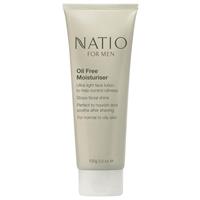 natio for men oil free face moisturiser 100g