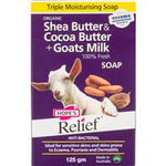 hopes relief soap with shea, cocoa butter & goats milk 125g
