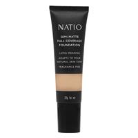 natio semi matte full coverage foundation nutmeg @ HORO