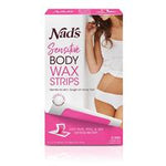 nad's body wax strips for sensitive skin 28 pack
