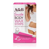 nad's body wax strips for sensitive skin 28 pack