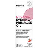 melrose organic evening primrose oil 200ml new