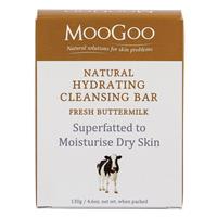 moogoo hydrating cleansing bar fresh buttermilk 130g