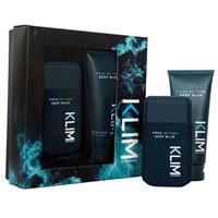 michael klim deep blue eau de toillette 100ml 2 piece set