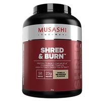 musashi shred and burn vanilla 2kg