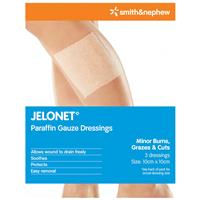 jelonet 10cm x 10cm 3 pack