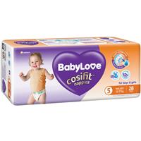 babylove cosifit bulk nappies walker 28 pack