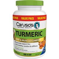 carusos natural health one a day turmeric 150 tablets