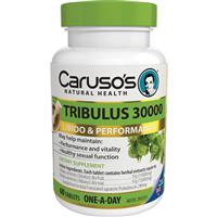 carusos natural health one a day tribulus 30000mg 60 tablets
