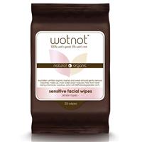 wotnot natural organic sensitive facial wipes all skin types 25