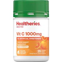 healtheries vit c 1000mg 35 chewable tablets