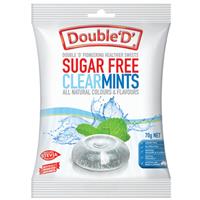 double d sugarfree clear mints 70g