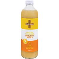 daily good organic fiji ginger immunity shots 350ml