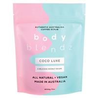 body blendz body coffee scrub coco luxe 200g