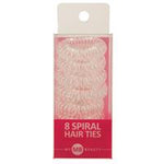 my beauty hair spiral elastics clear 8 pack