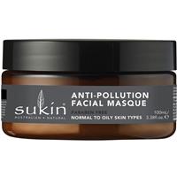 sukin oil balancing plus charcoal anti-pollution facial masque 100ml