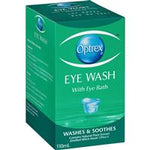 optrex fresh eyes liquid eye wash bath 110ml