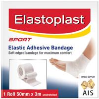elastoplast sport elastic adhesive bandage 50mmx3m roll