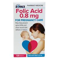 folic acid 0.8mg 120s