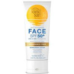 bondi sands daily moisturising face spf 50+ sunscreen lotion fragrance free 75ml