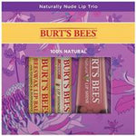 burts bees naturally nude lip trio xmas set 2021