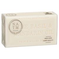 australian triple milled soap lime basil & mandarin 200g