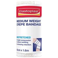 elastoplast 46016 medium weight crepe bandage 10cm x 1.6m