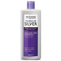 provoke touch of silver colour care shampoo 400ml