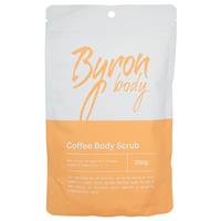 byron coffee body scrub 200g