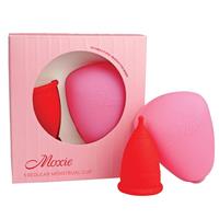 moxie menstrual cup with purse-worthy pod regular