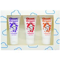 goat moisturising cream argan manuka and oatmeal trio pack
