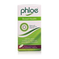 phloe bowel health 50 chewable tablets