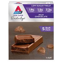 atkins endulge milk choc 30g 5 pack