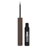 maybelline tattoo studio liquid ink eyeliner dark henna brown