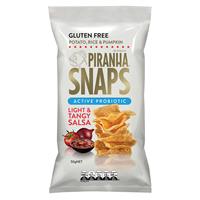 piranha snaps probiotic light & tangy salsa 50g