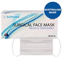 softmed surgical face masks 50 pack