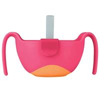 b.box bowl plus straw strawberry shake