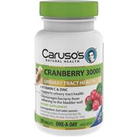 carusos natural health ultra max cranberry 30000 30 tablets