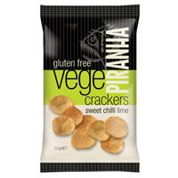 piranha vege crackers sweet chilli lime 100g