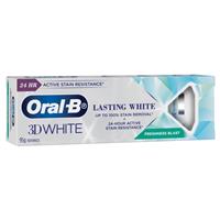 oral b toothpaste 3d white lasting freshness blast 95g