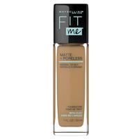 maybelline fit me matte poreless foundation 332 golden caramel