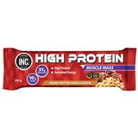 inc high protein bar peanut butter fudge 100g