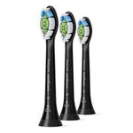 philips sonicare w2 optimal white brush heads black 3 pack @ HORO